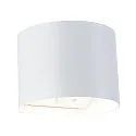 battery wall luminaire NYORA UP&DOWN round IP44, white 