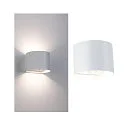 Paulmann battery wall luminaire NYORA UP&DOWN round IP44, white 