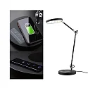 LED Table lamp NUMIS with Qi charging functionn, 11W Tunable White, dimmable, black