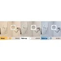 Paulmann mirror with lighting JORA LED square, with switch, with jointed arm, CCT Switch, with plug IP44, chrome, white 