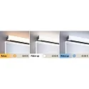 Paulmann Spiegelarmatuur HOMESPA TOVA LED lang, Tunable White, met afstandsbediening IP44, chroom, wit dimbaar