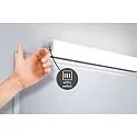 Paulmann mirror luminaire HOMESPA LUNO LED long, with sensor, CCT Switch IP44, aluminium 