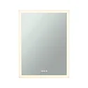 Spiegel met verlichting MIRRA LED 60 X 80CM / HIGH hoekig, CCT Switch, met aanraakdimmer, met verwarmingsfunctie IP44