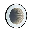 Paulmann Spiegel met verlichting MIRO 3D LED INFINITY rond, Tunable White IP44, zwart mat dimbaar