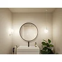 Paulmann Spiegel met verlichting MIRO 3D LED INFINITY rond, Tunable White IP44, zwart mat dimbaar