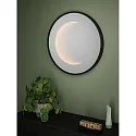 Paulmann Spiegel met verlichting MIRO 3D LED INFINITY rond, Tunable White IP44, zwart mat dimbaar
