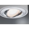 Paulmann Plafondarmatuur ARGUN LED 1-vlams, rond, draaibaar, aluminium geborsteld dimbaar
