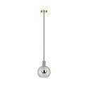 Paulmann Neordic Esben Pendant luminaire E27, max. 20W, clear/brushed brass