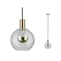 Paulmann Paulmann Neordic Esben Pendant luminaire E27, max. 20W, clear/brushed brass