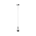 Paulmann Pendant luminaire LARUS, IP44, 230V E27 max. 20W, metal, chrome