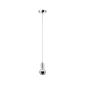 Paulmann Pendant luminaire LARUS, IP44, 230V E27 max. 20W, metal, chrome