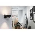 Paulmann wall luminaire SABIK LED up / down, rotatable, with lens optics IP44, black dimmable