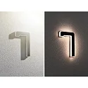solar house number light with accumulator, indirect IP44