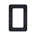 Paulmann solar house number light with accumulator, indirect IP44, black, white matt 
