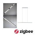 Paulmann Pendelarmatuur LENTO ZigBee aanstuurbaar IP20, chroom mat dimbaar