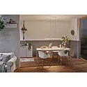 Paulmann pendant luminaire LENTO ZigBee controllable IP20, white matt dimmable