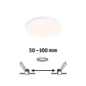 Paulmann Inbouwarmatuur VARIFIT VENULA EDGE IP44, wit  8,5W 650 | 1000lm 3000K CRI >80