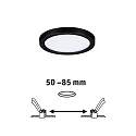 LED paneel AREO VARIFIT ON-OFF 118MM rond, instelbaar, schakelbaar, 8W 1400lm 4000K CRI >80