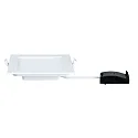 Inbouwarmatuur QUALITY PREMIUM PANEL LED hoekig IP44, wit  850lm 4000K 120° 120°