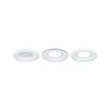 recessed luminaire SORMUS round, set of 1 IP65, white matt  6,5W 560lm 3000K 100° 100° CRI >80