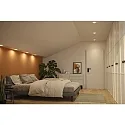 recessed luminaire SORMUS round, set of 1 IP65, white matt  6,5W 560lm 3000K 100° 100° CRI >80