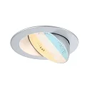 Spot AUMUS rond, set van 1 IP20, chroom mat dimbaar