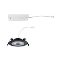 Paulmann spot AUMUS round, set of 1 IP20, black matt dimmable