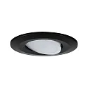 Paulmann recessed luminaire CALLA LED swivelling, set of 10 LED IP65, black matt 6W 500lm 4000K CRI 80-89