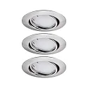 Paulmann Inbouwarmatuur BASE COIN LED draaibaar, set van 3, ZigBee aanstuurbaar LED IP20
