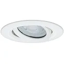 Paulmann Inbouwarmatuur NOVA LED rond, draaibaar, set van 3 GU10 IP65, wit mat dimbaar 3x7W