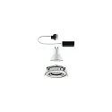 Paulmann Paulmann Recessed luminaire LED Nova, IP65, round, 7W, GU10, set of 1 swiveling, iron