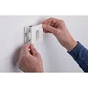 Paulmann Wandinbouwarmatuur WALL hoekig, met bewegingsmelder, wit