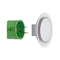 Paulmann Wandinbouwarmatuur NEORDIC DEKORATIV rond, indirect, wit mat