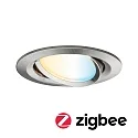 Paulmann recessed luminaire NOVA PLUS COIN TW LED round, swivelling, tunable white, ZigBee controllable IP23