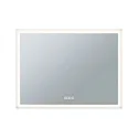 mirror with lighting MIRRA LED 80 X 60CM / WIDE square, CCT Switch, with touch dimmer, with heating function IP44