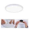 Paulmann LED Recessed Panel AERO VariFit DIM, round, IP44, Ø 17.5cm, 15W 4000K, 3-step dimmable, white