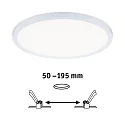 Paulmann LED Recessed Panel AERO VariFit DIM, round, IP44, Ø 23cm, 18W 4000K, 3-step dimmable, white