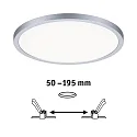 LED paneel AREO VARIFIT 3-STEP-DIM 230MM rond, dimbaar, instelbaar, dimbaar 18W 1400lm 4000K CRI > 80