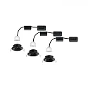 Paulmann Inbouwarmatuur NOVA MINI COIN set van 3 IP23, 4W 310lm 2700K 38° 38° CRI >80