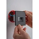 Paulmann recessed luminaire EDGE, black matt 1,2W 50 | 100lm 2700K 100° 100°