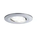 Paulmann recessed luminaire CALLA swivelling, set of 3 IP65, chrome matt dimmable 5W 430 | 550lm 3000K 100° 100° CRI >80