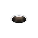 Paulmann Inbouwarmatuur COLE COIN LED stijf, set van 3 IP44, zwart mat, wit dimbaar 6,5W 460lm 2700K 100° 100° CRI >80