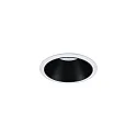 Paulmann Inbouwarmatuur COLE COIN LED stijf, set van 3 IP44, zwart mat, wit dimbaar 6,5W 460lm 2700K 100° 100° CRI >80