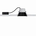 Inbouwarmatuur COLE COIN LED stijf IP44, goud mat, zwart dimbaar 6,5W 460lm 2700K 100° 100° CRI >80
