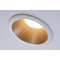 Paulmann Inbouwarmatuur COLE COIN LED stijf IP44, goud mat, wit dimbaar 6,5W 460lm 2700K 100° 100° CRI >80