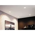 Paulmann Inbouwarmatuur COLE COIN LED stijf IP44, goud mat, wit dimbaar 6,5W 460lm 2700K 100° 100° CRI >80