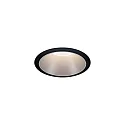 Paulmann Inbouwarmatuur COLE COIN LED stijf, set van 3 IP44, zwart, zilver dimbaar 6,5W 460lm 2700K 100° 100° CRI >80