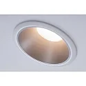 Paulmann Inbouwarmatuur COLE COIN LED stijf, set van 3 IP44, zilver, wit dimbaar 6,5W 460lm 2700K 100° 100° CRI >80