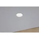 Paulmann recessed luminaire CYMBAL COIN LED rigid, set of 1 IP44, white matt dimmable 6,8W 463lm 2700K 38° 38° CRI >80
