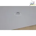 Paulmann recessed luminaire CYMBAL COIN LED rigid IP20, white matt dimmable